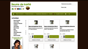 What Beurre-de-karite.net website looked like in 2019 (4 years ago)