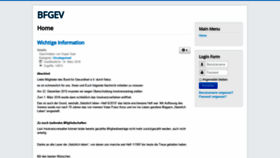 What Bfgev.de website looked like in 2019 (4 years ago)