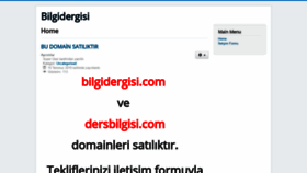 What Bilgidergisi.com website looked like in 2019 (4 years ago)
