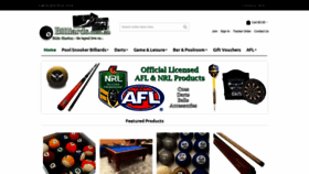 What Billiards.com.au website looked like in 2019 (4 years ago)