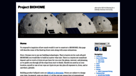 What Biohome.net website looked like in 2019 (4 years ago)