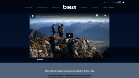 What Bihler.de website looked like in 2019 (4 years ago)