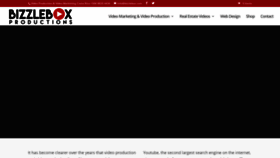 What Bizzlebox.com website looked like in 2019 (4 years ago)