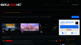 What Blackmod.net website looked like in 2019 (4 years ago)