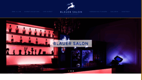 What Blauersalon.com website looked like in 2019 (4 years ago)