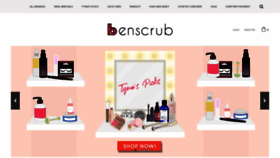 What Benscrub.com website looked like in 2019 (4 years ago)