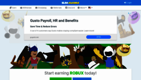 What Bloxawards.com website looked like in 2019 (4 years ago)