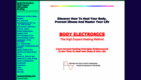 What Bodymindhealing.info website looked like in 2019 (4 years ago)