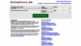 What Boliglisten.dk website looked like in 2019 (4 years ago)