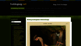 What Boldogsag.net website looked like in 2019 (4 years ago)