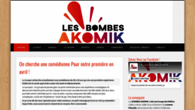 What Bombes-akomik.fr website looked like in 2019 (4 years ago)