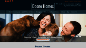 What Boonehomes.net website looked like in 2019 (4 years ago)