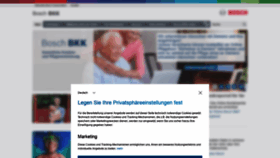 What Bosch-bkk.de website looked like in 2019 (4 years ago)