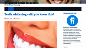 What Bostonbritesmile.com website looked like in 2019 (4 years ago)