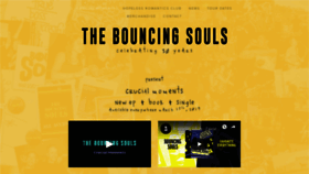 What Bouncingsouls.com website looked like in 2019 (4 years ago)
