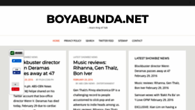 What Boyabunda.net website looked like in 2019 (4 years ago)