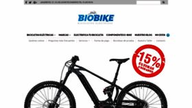 What Biobike.es website looked like in 2019 (4 years ago)