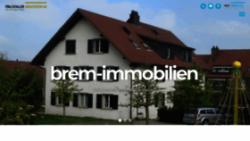 What Brem-immobilien.ch website looked like in 2019 (4 years ago)