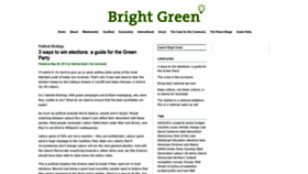 What Brightgreenscotland.org website looked like in 2019 (4 years ago)