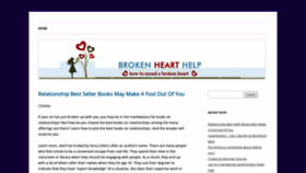What Broken-heart-help.com website looked like in 2019 (4 years ago)