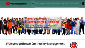 What Brownmanagement.com website looked like in 2019 (4 years ago)