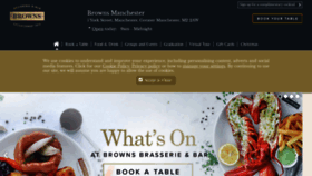 What Brownsmanchester.co.uk website looked like in 2019 (4 years ago)