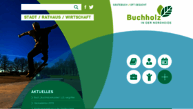 What Buchholz.de website looked like in 2019 (4 years ago)