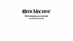 What Beermachine.com website looked like in 2019 (4 years ago)
