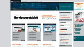 What Bundesgesetzblatt.de website looked like in 2019 (4 years ago)