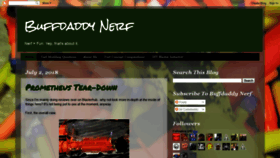 What Buffdaddynerf.com website looked like in 2019 (4 years ago)