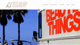 What Beautifulthings-la.com website looked like in 2019 (4 years ago)