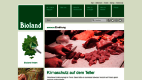 What Bioland.de website looked like in 2019 (6 years ago)