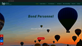 What Bond-personnel.com website looked like in 2019 (4 years ago)