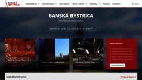 What Banskabystrica.sk website looked like in 2019 (4 years ago)