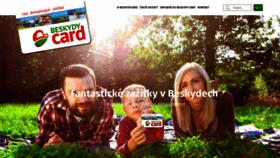 What Beskydycard.cz website looked like in 2019 (4 years ago)