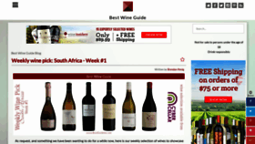What Bestwineguide.net website looked like in 2019 (4 years ago)
