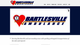 What Bartlesvilleambulance.com website looked like in 2019 (4 years ago)