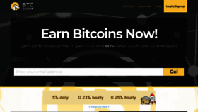 What Btcclicks.com website looked like in 2019 (4 years ago)