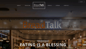 What Breadtalk.com website looked like in 2019 (4 years ago)