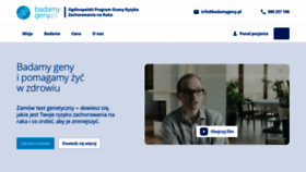 What Badamygeny.pl website looked like in 2019 (4 years ago)