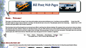 What Billpentz.com website looked like in 2019 (4 years ago)
