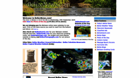 What Belizenews.com website looked like in 2019 (4 years ago)