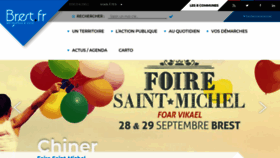What Brest.fr website looked like in 2019 (4 years ago)