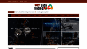 What Baba-trading.com website looked like in 2019 (4 years ago)