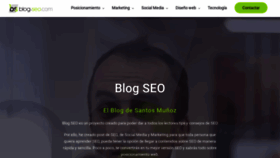What Blog-seo.com website looked like in 2019 (4 years ago)