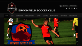 What Broomfieldsoccerclub.org website looked like in 2019 (4 years ago)