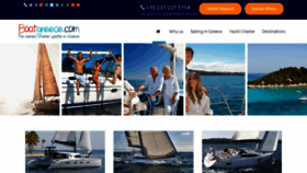 What Boatgreece.com website looked like in 2019 (4 years ago)