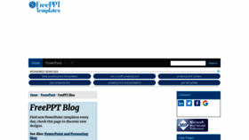 What Blog.freeppttemplates.com website looked like in 2019 (4 years ago)