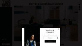 What Bonton.fr website looked like in 2019 (4 years ago)