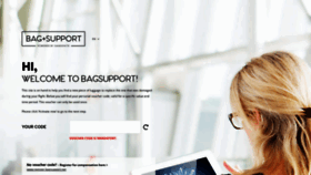What Bagsupport.net website looked like in 2019 (4 years ago)